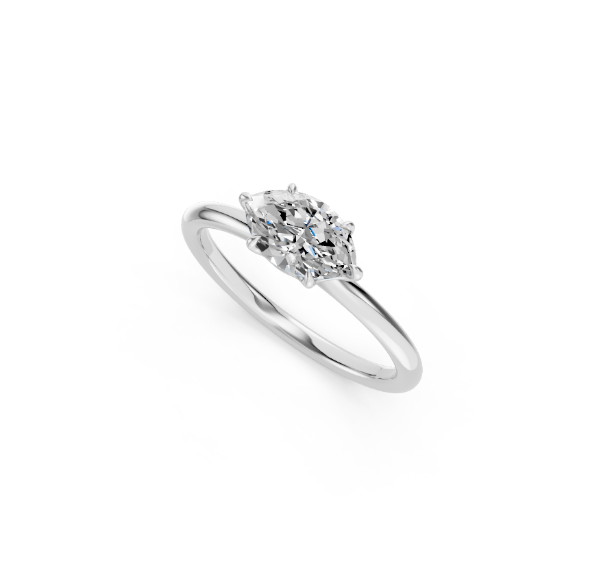 Elegant Marquise Diamond  Ring