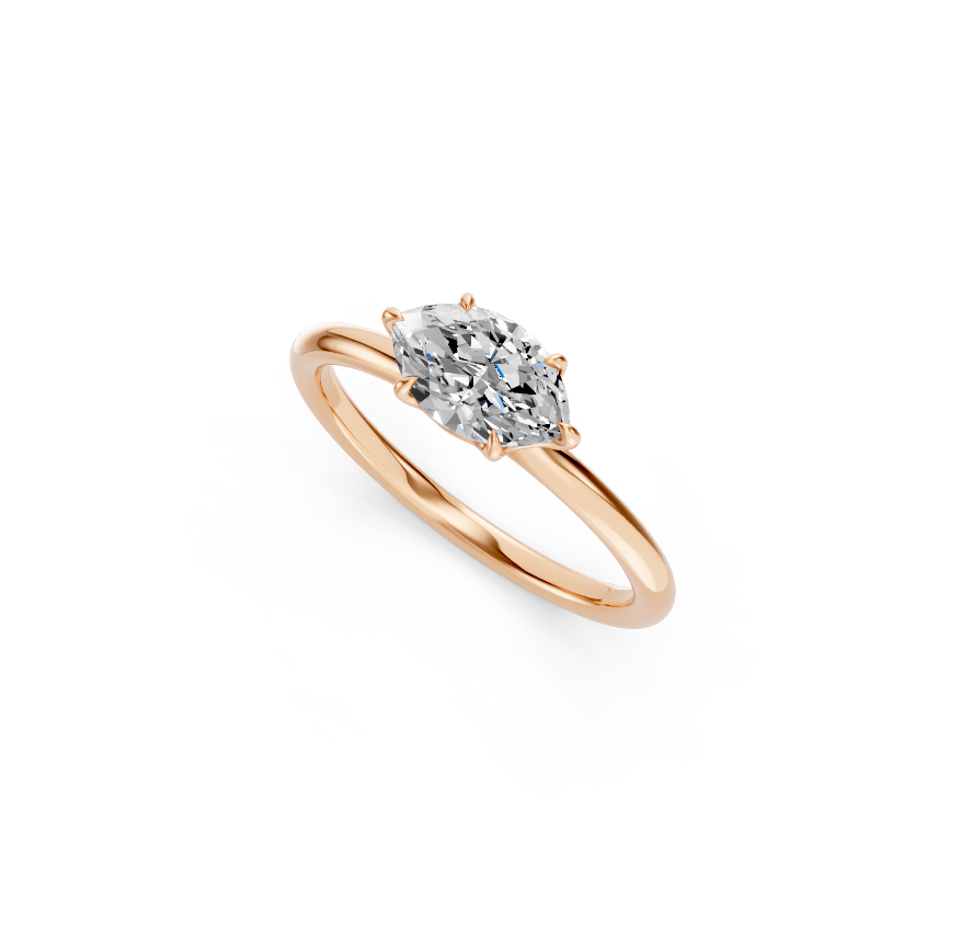 Elegant Marquise Diamond  Ring