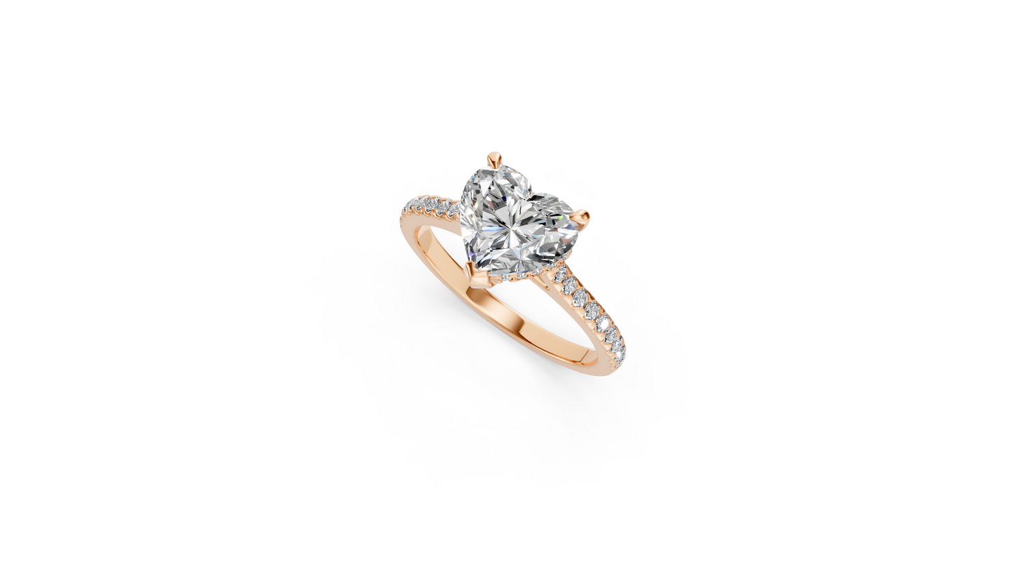 Heart Diamond Ring