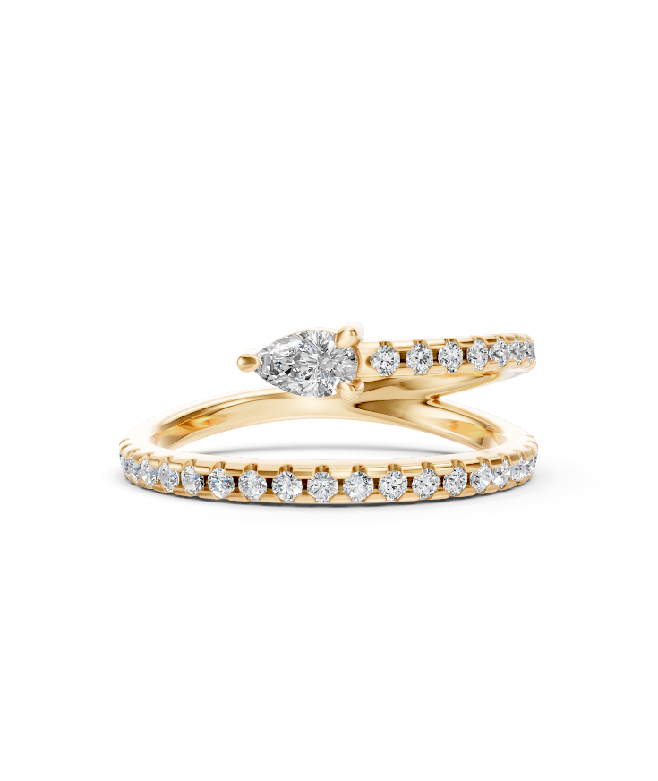 Dual Diamond Split Ring